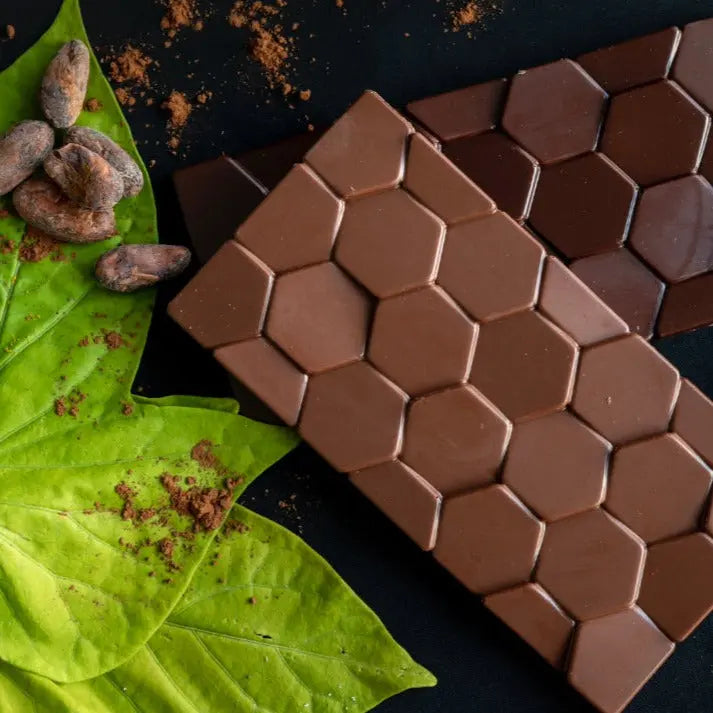 Tablette de chocolat au lait Fèves&Chocolat