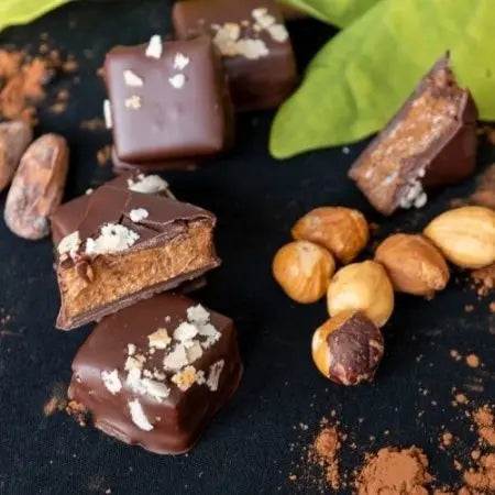 Boite Pralinés / Ganaches Fèves&Chocolat